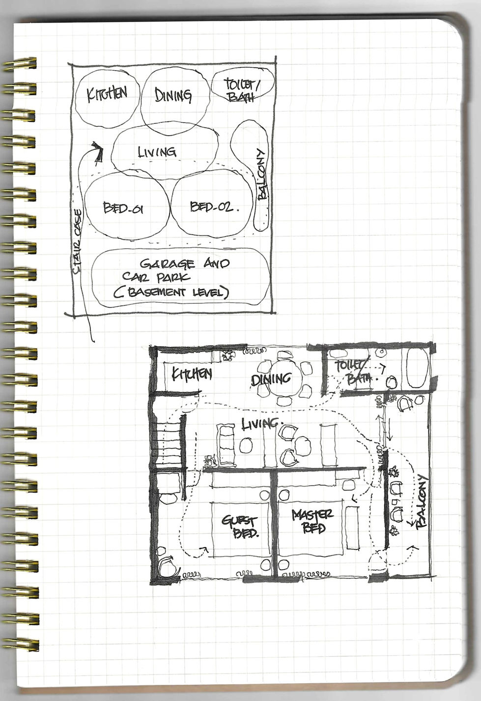 Interior Layout Sketch