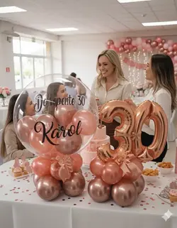 balão personalizado de mesa para aniversário em São Paulo