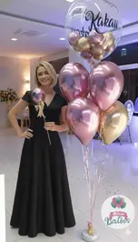 balão bubble personalizado aniversário