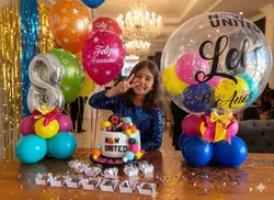 balão personalizado de mesa para aniversário em São Paulo