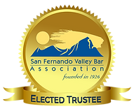 San Fernando Bar Association Elected Trustee Badge