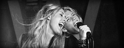 Girl Band B&W