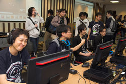 スタッフもたまには遊びます