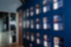 Teacher bio wall at iLearn Education showcasing instructor profiles and expertise