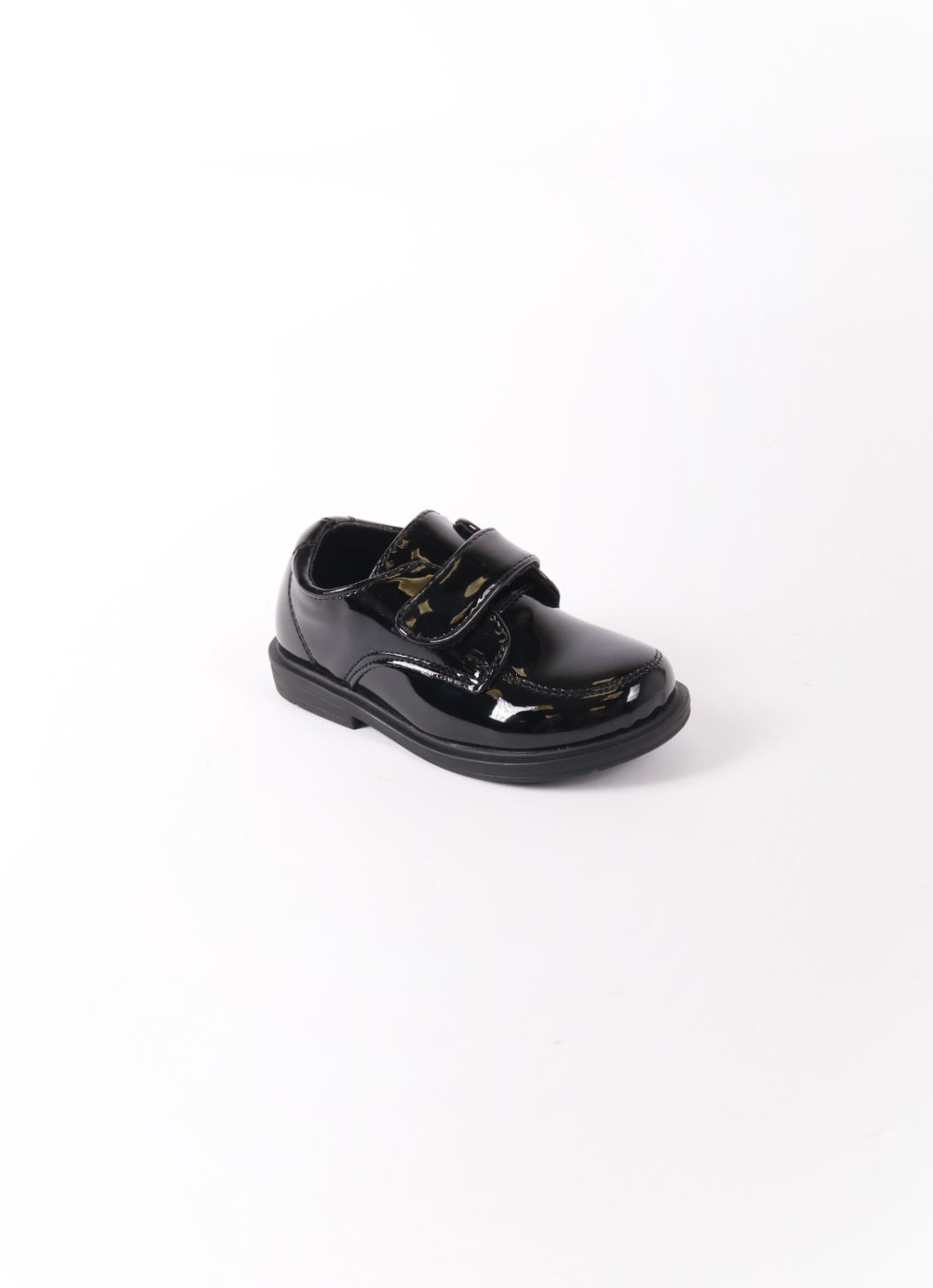 Chaussure habillée noire vernis pour bébé garçon "King"