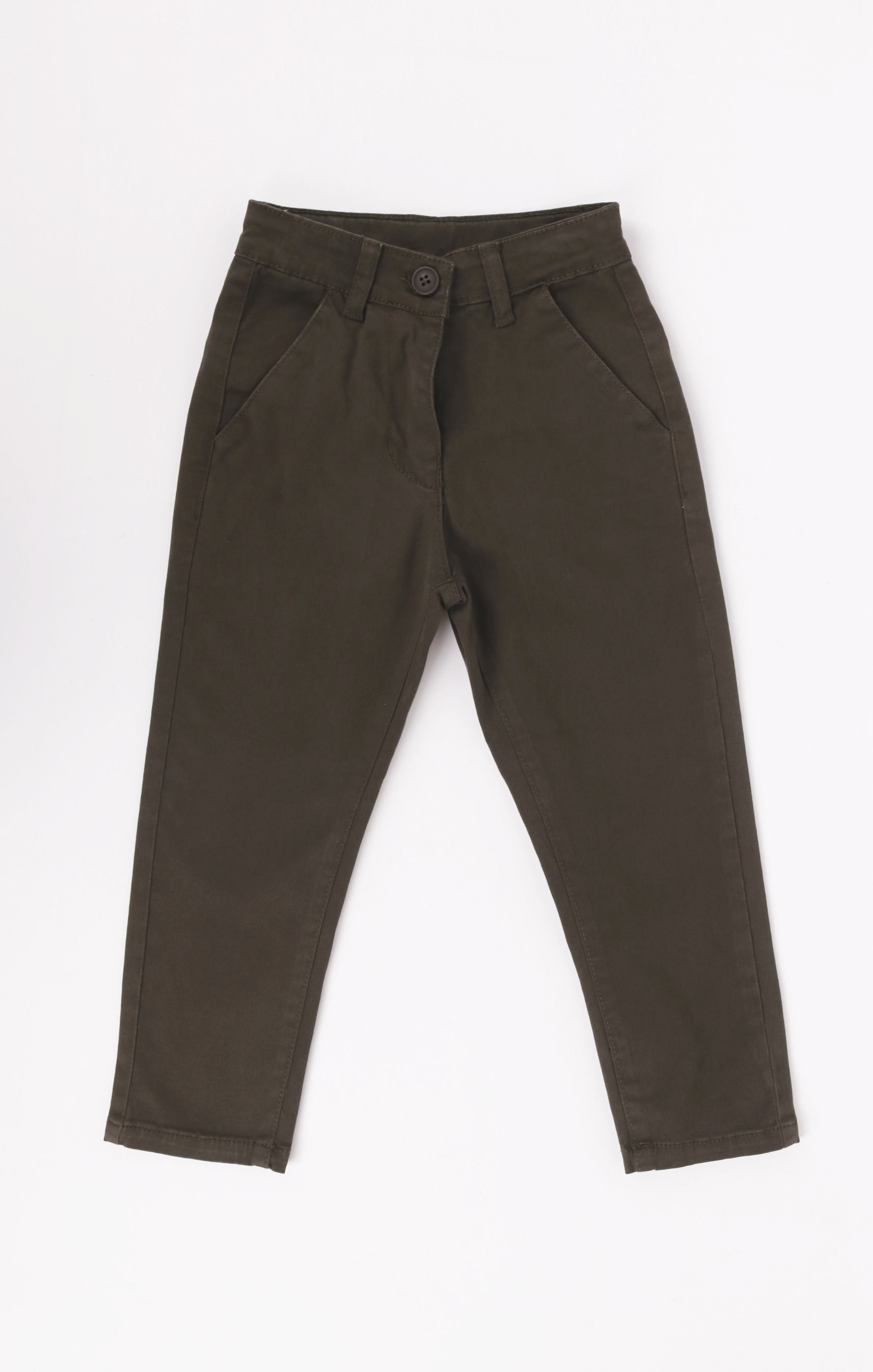 Pantalon Chino Vert en Coton pour Garçon "Master"