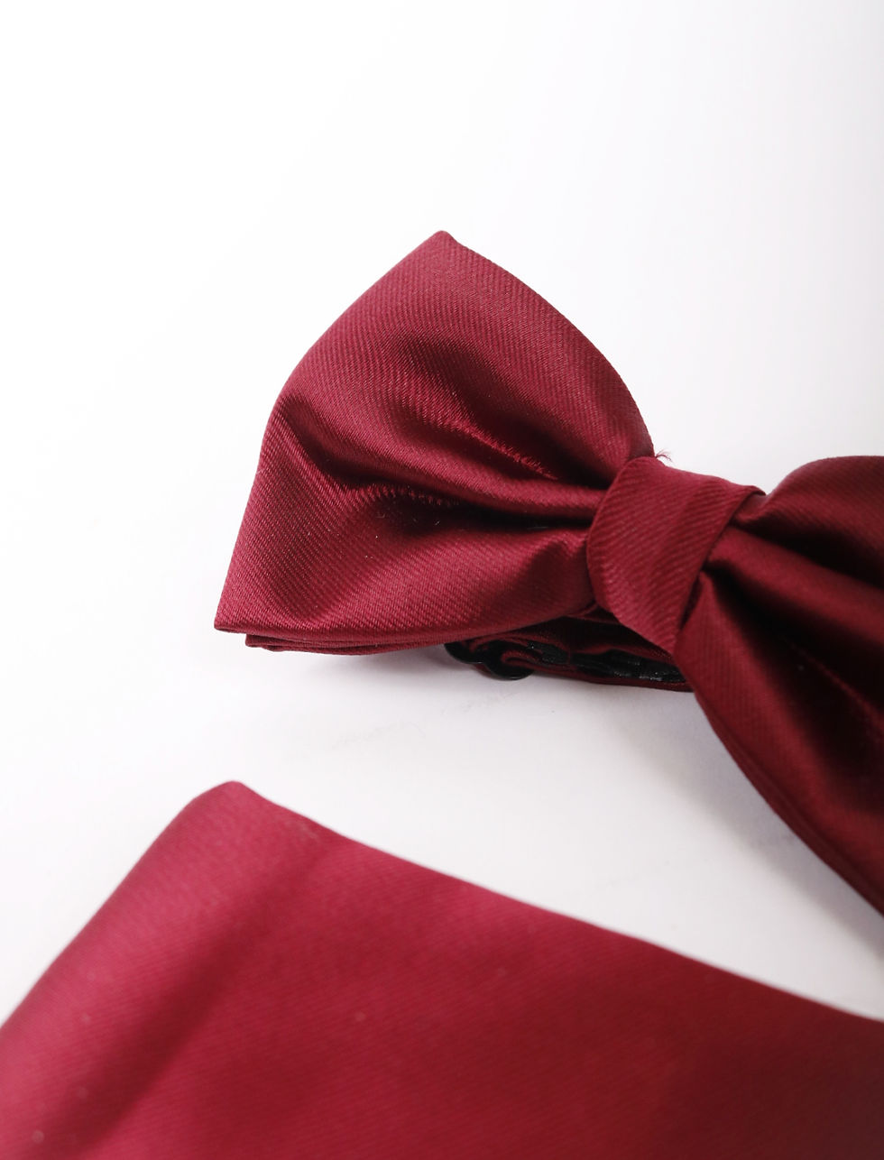 Miniature : Noeud papillon uni avec pochette pour Ado "Boris"