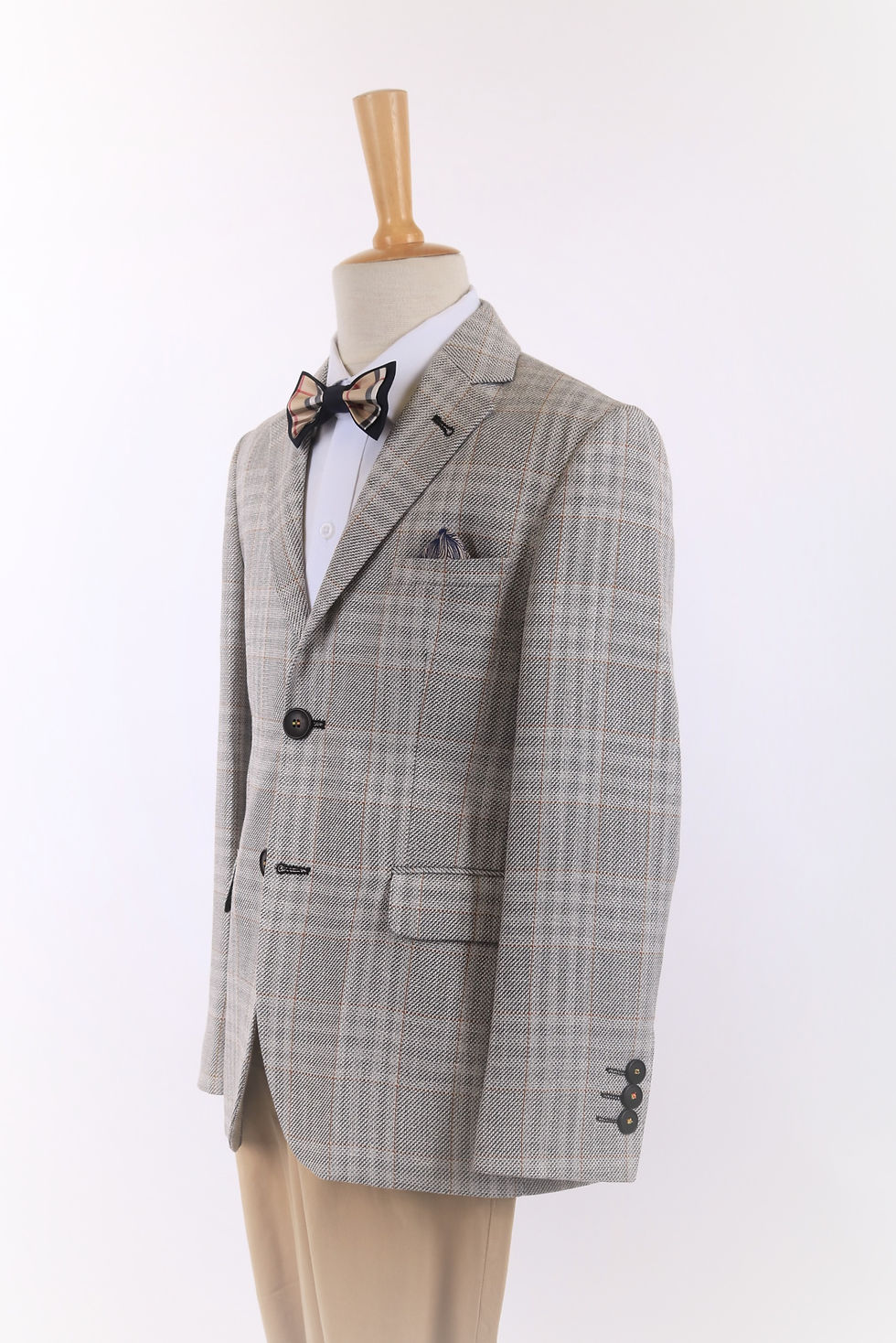 Miniature : Veste Blazer Casual à carreaux Gris  pour Garçon "Atlas"