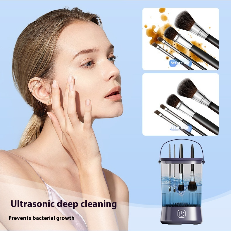 Limpiador Eléctrico de Brochas de Maquillaje