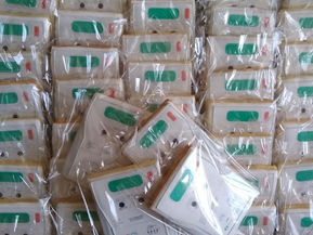 Biscoitos amanteigados com papel arroz para brinde natalino — Enel | UPgeek