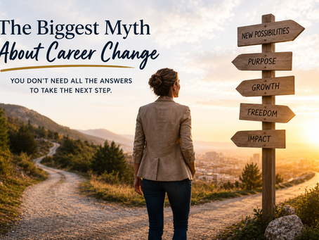 Executive professional exploring new career possibilities and a path forward