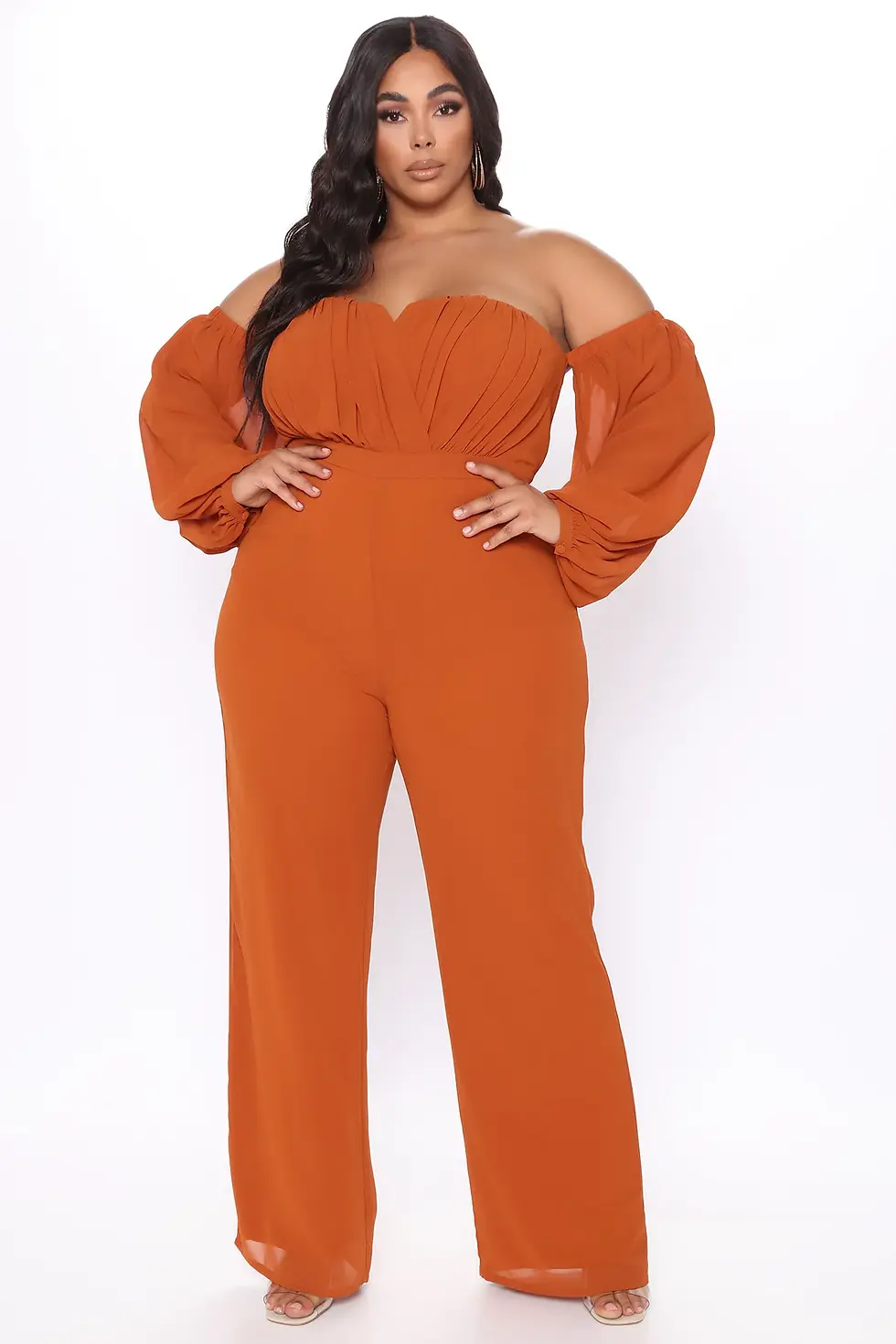 Plus size Sweet Fall Jumpsuit 