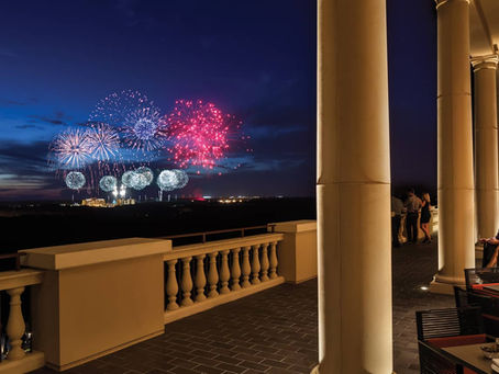 Capa Terrace Dining Magic Kingdom Fireworks at Four Seasons Resort Orlando