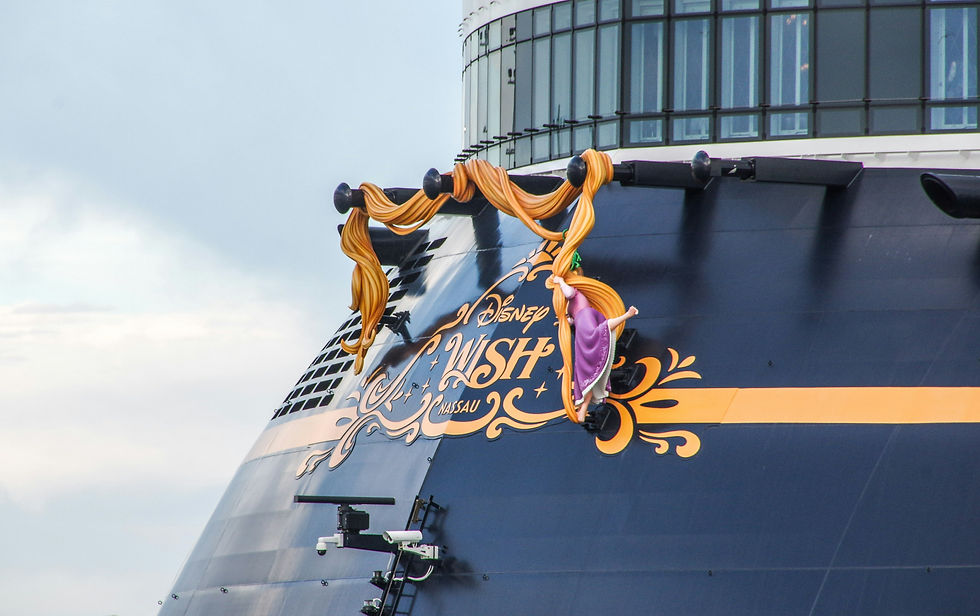 Disney Wish Cruise Ship Close Up
