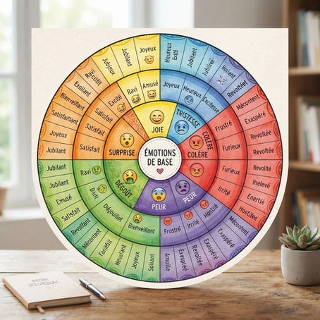 OUTILS: Roue des émotions du deuil