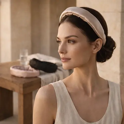 100% moerbij zijden haarband.webp