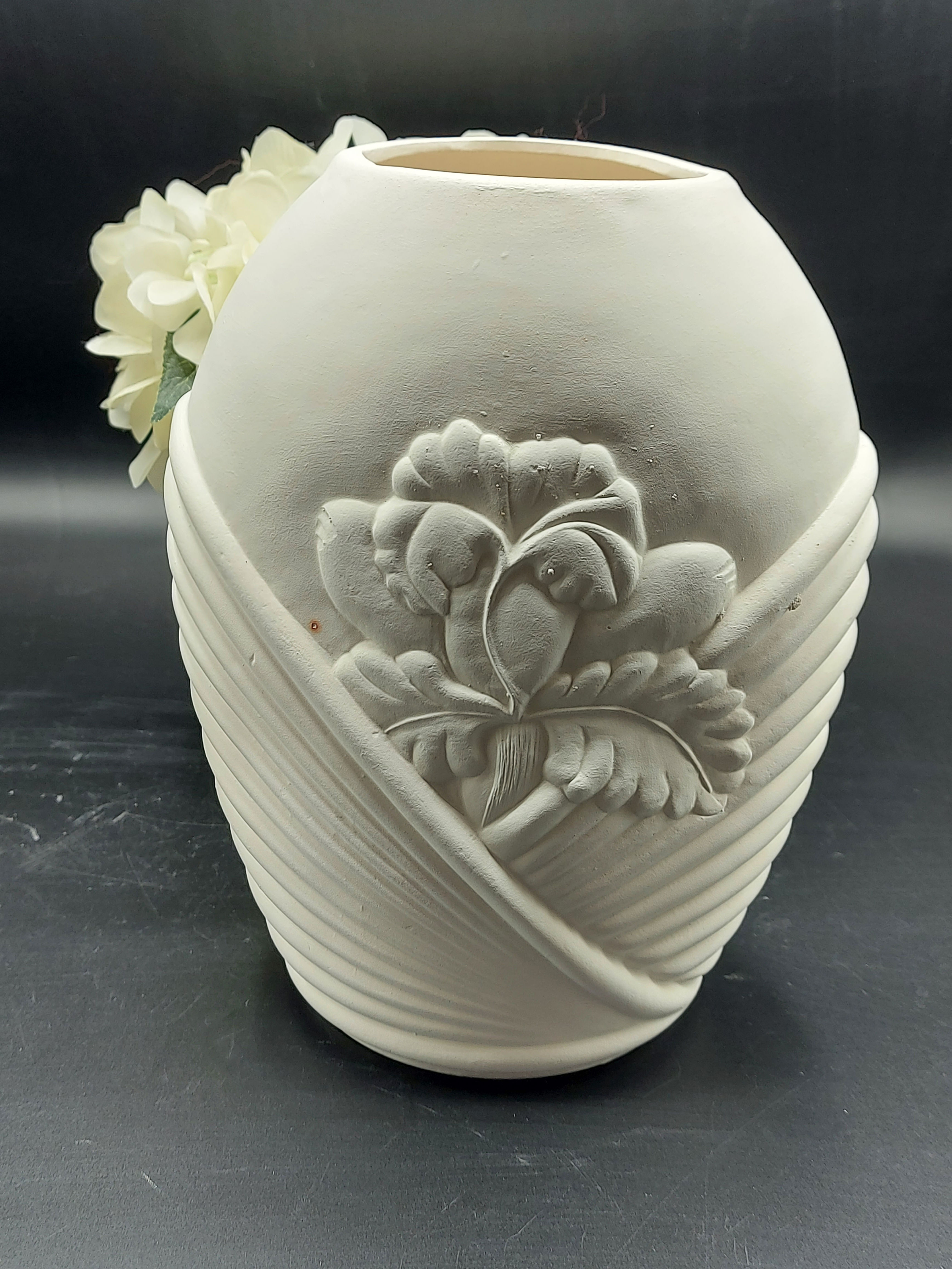 Vase, Art Noveau Iris