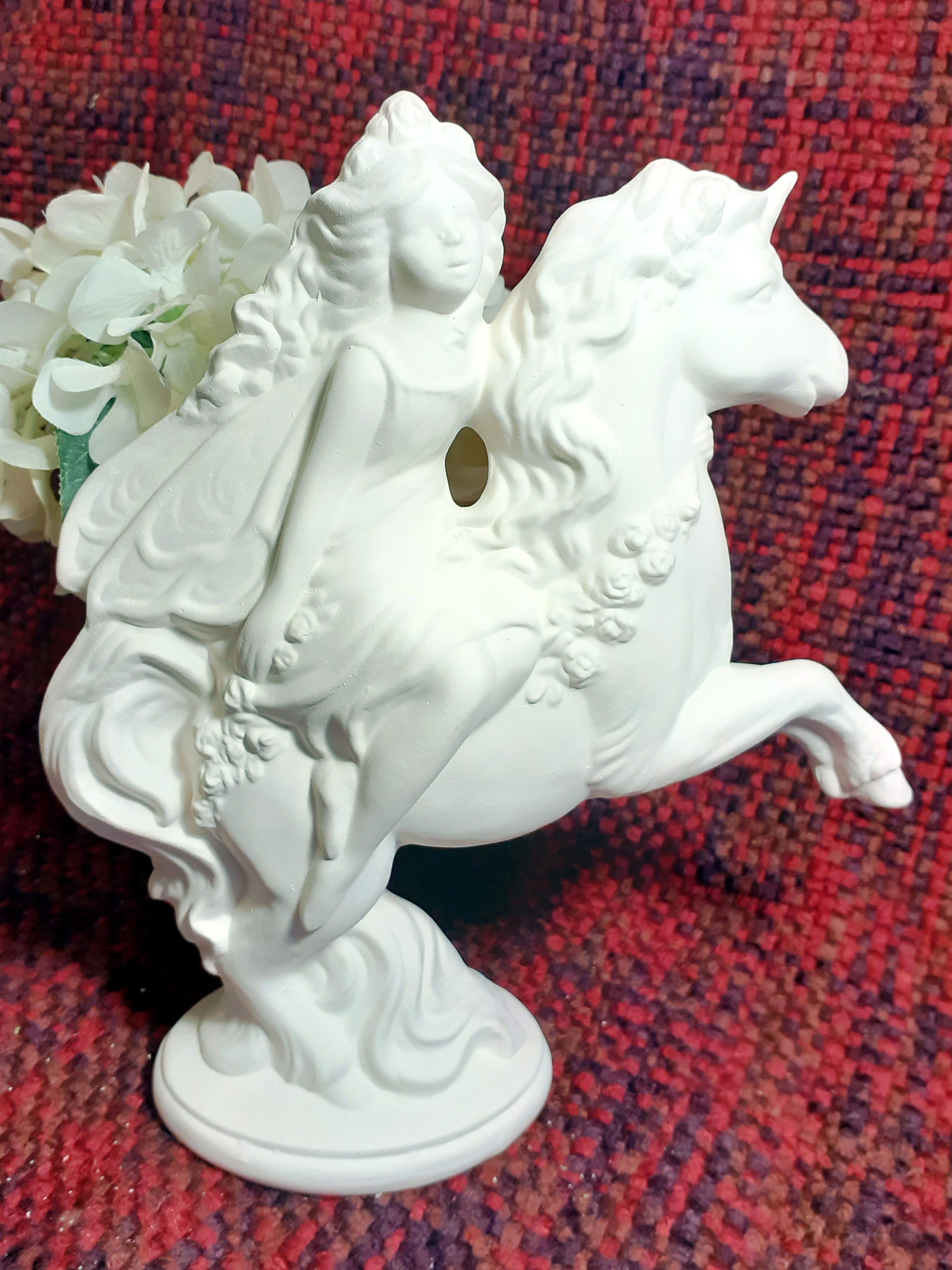 Fairy, Medium, Spring with Unicorn