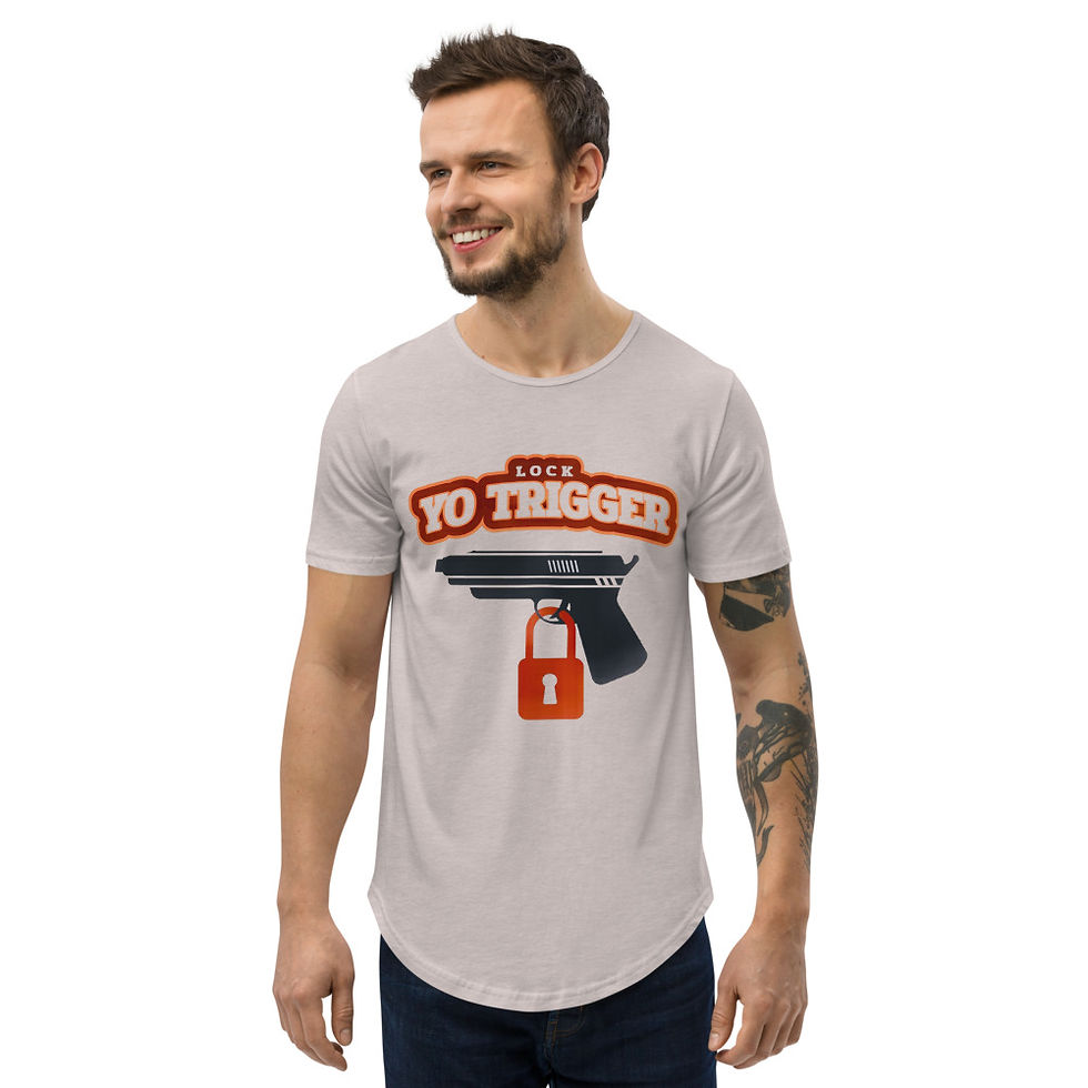 Miniaturbild: Men's Curved Hem T-Shirt