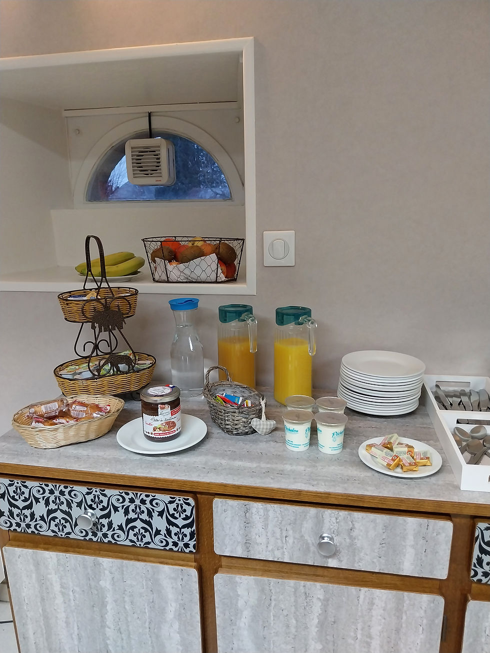 buffet petit déjeuner