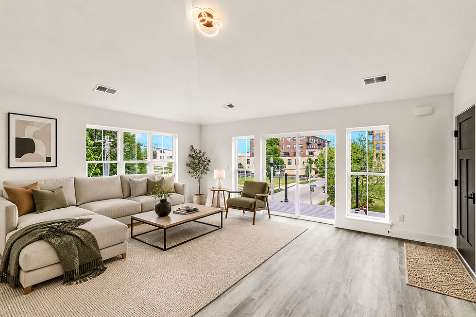 Sunny & Spacious Living Room