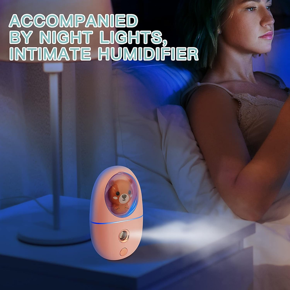 Thumbnail: Portable Face Steamer 35Ml Mini Cartoon Cute Girl Face Mister Facial Steamer Por