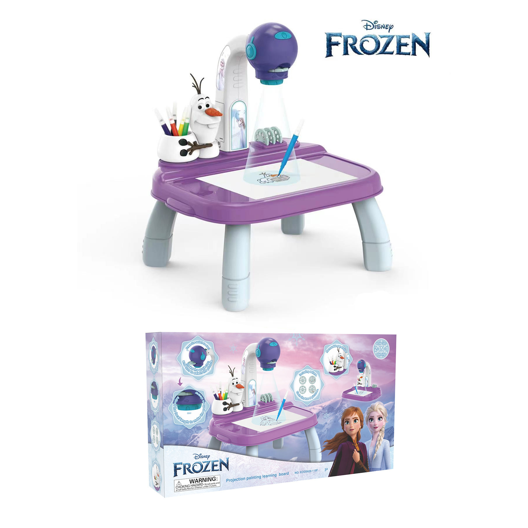 Frozen 2 Projector Board Set with Olaf