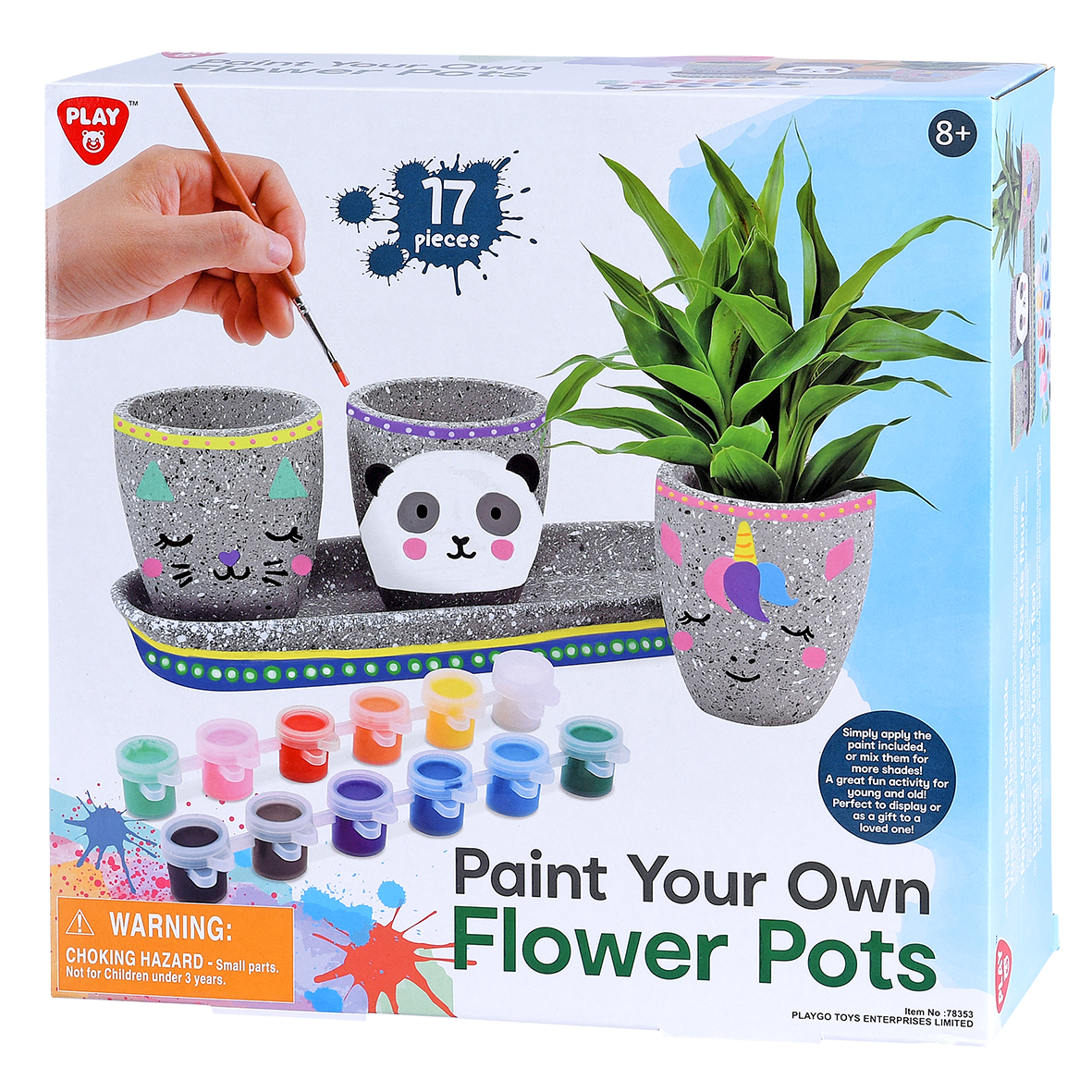 Paint Your Own Flower Pots