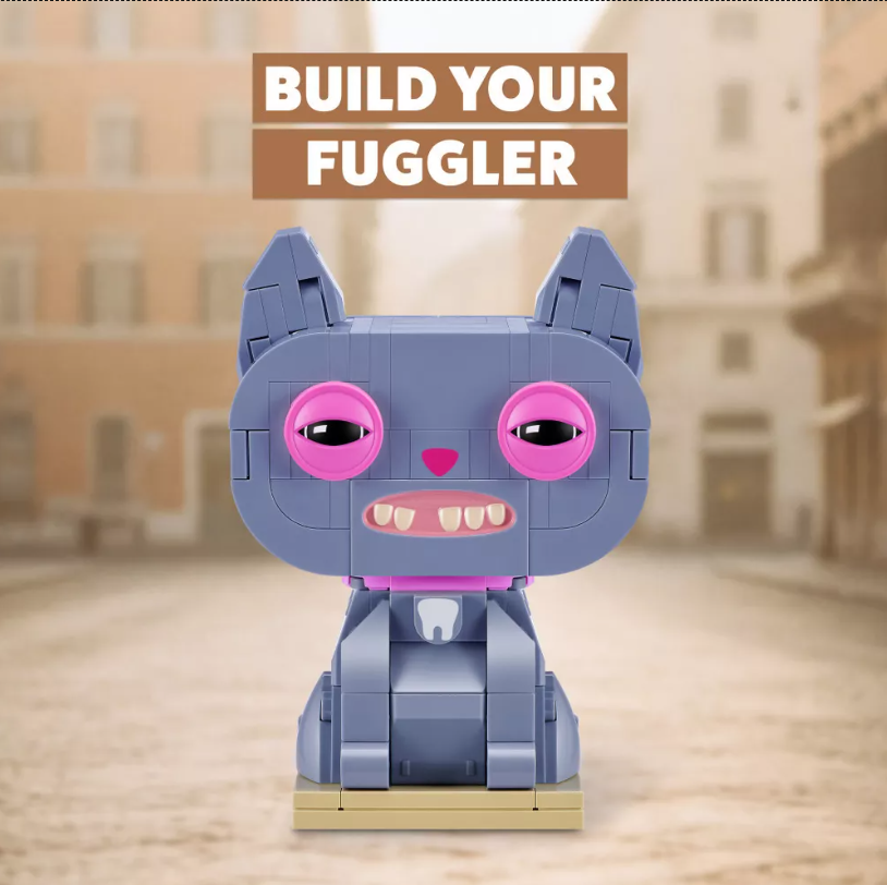 Thumbnail: "S001-MAX-MAX PREMIUM-SERIES 1-FUGGLER ALLEY CATS-Cheezee(Blue)-CAPSULE,1Facing,
