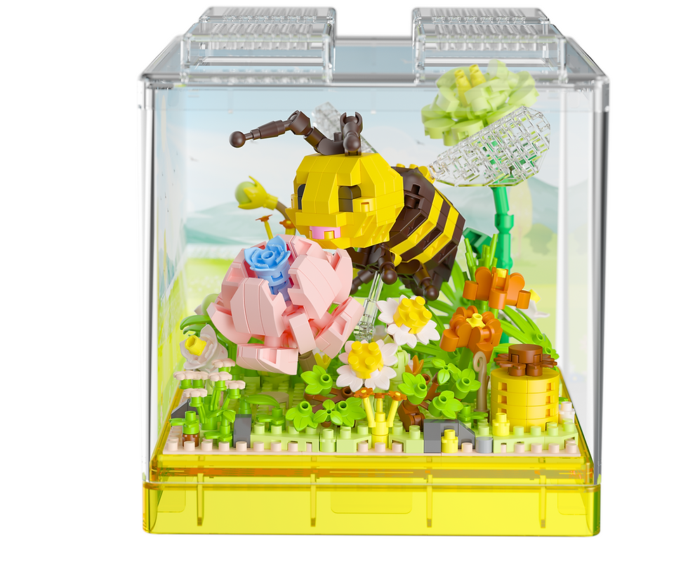 Thumbnail: Koco Bricks Insect and Plants w/Case Asst. Micro Mini Building Bricks Set