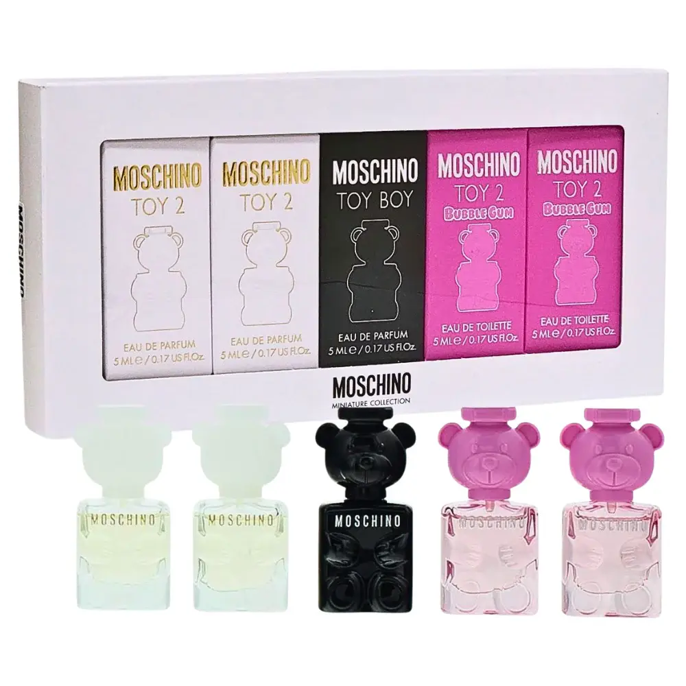 MINI SET MOSCHINO TOY BOY, 2 Y BUBBLE GUM