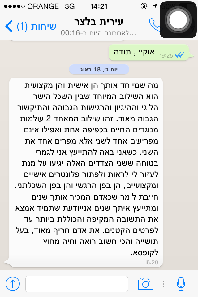 המלצה 1