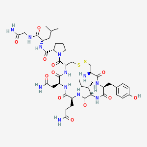 An example of an unconventional neurotransmitter. It is a neuropeptide, more specifically a hypothalamic peptide that is both a neurotransmitter & neurohormone or protein. It is the “love hormone,” oxytocin. Retrieved from https://pubchem.ncbi.nlm.nih.gov/compound/Oxytocin.