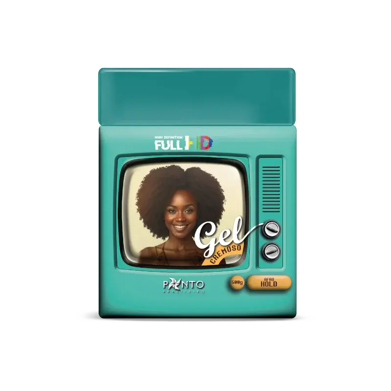 GEL CREMOSO CABELLO AFRO PONTO FULL HD AFRO HOLD 500G