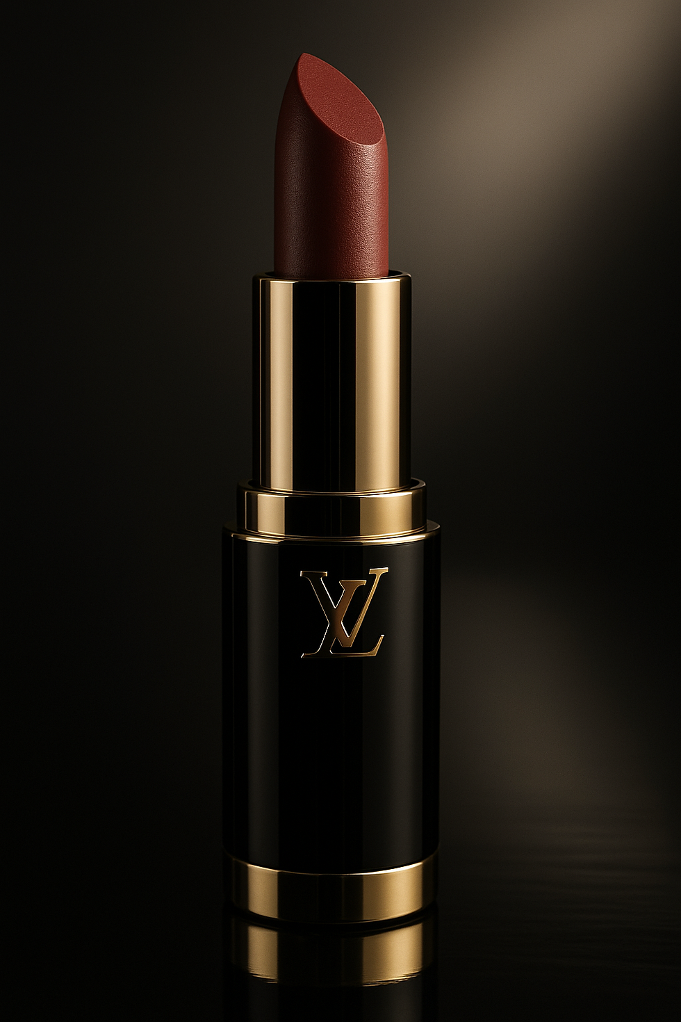 Louis Vuitton Rouge lipstick, Baume balm, and Ombres palette lineup.