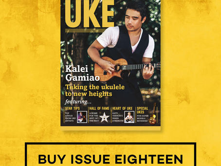 Little old me is in the June 'Uke Magazine' - Twice !