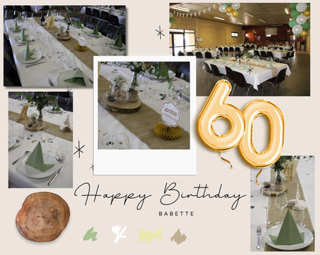 Anniversaire 60 ans
