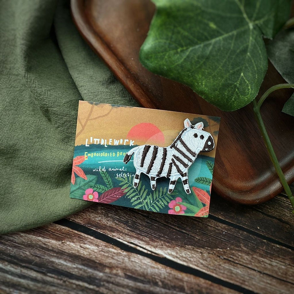 Thumbnail: Littdlework | 刺繡別針 - 野生動物  |  Pin - Wild animals