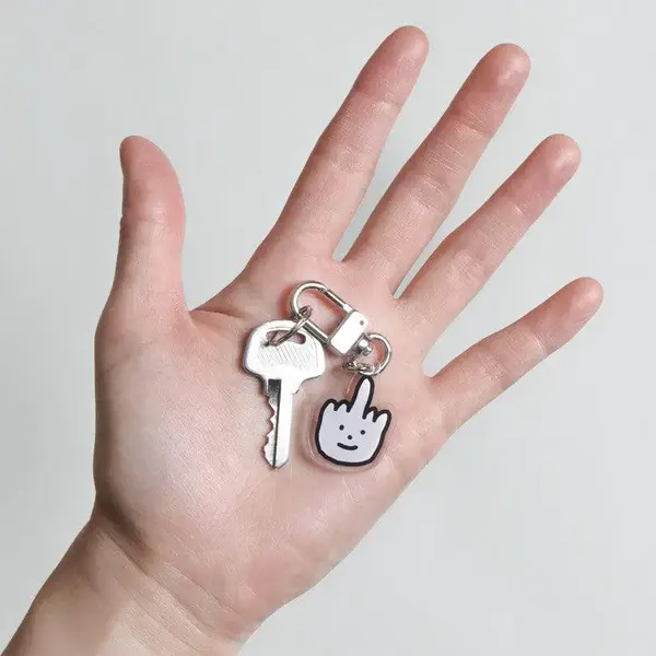 Thumbnail: Joguman Studio｜中指鑰匙扣 Fuck You Keyring