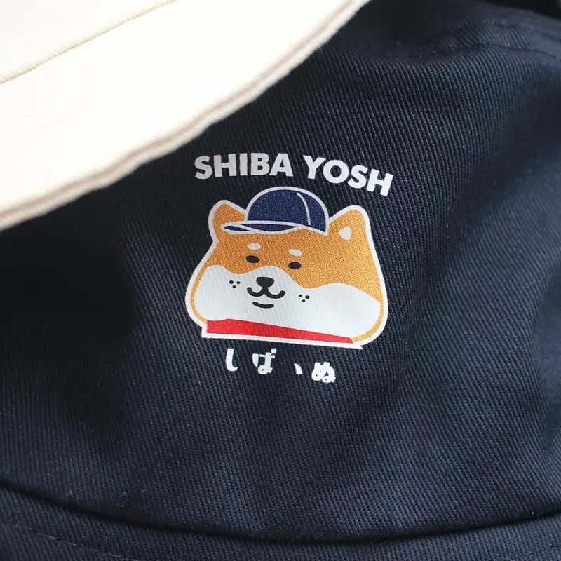 Thumbnail: Numberlife｜柴犬 Shiba Yoshi Bucket Hat (卡其/深藍)
