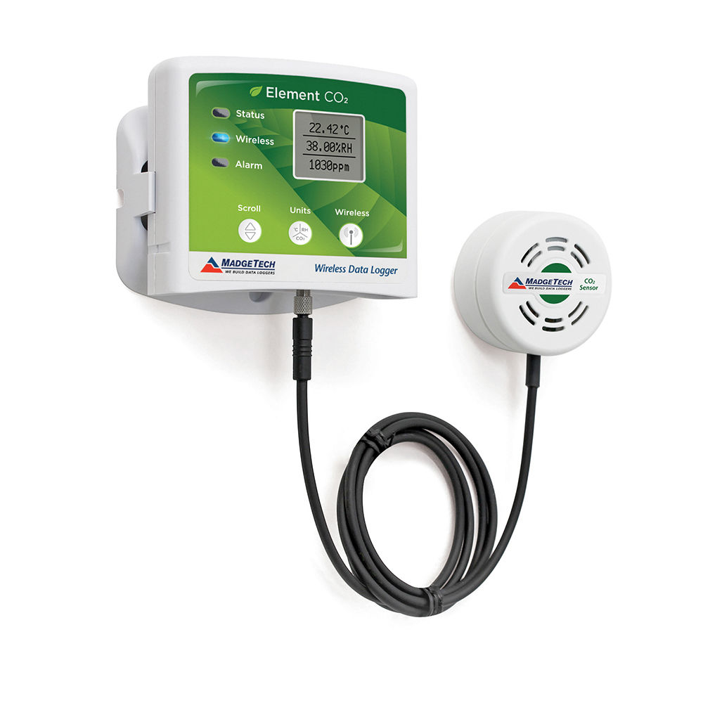 Element CO2 a wireless CO2, humidity and temperature data logger