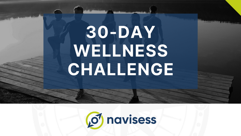 Navisess 30-day Challenge for work wellness stretch, healthy, strength.