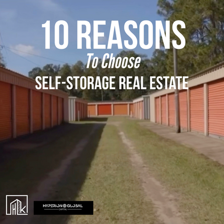 10 reasons why you should consider self-storage as your next real estate investment.