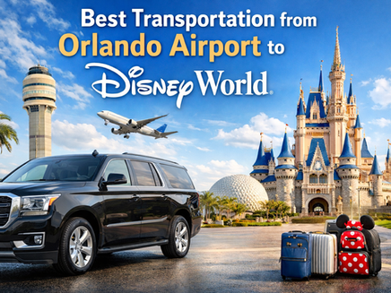 private transportation Disney World luxury transportation Disney World chauffeur service Disney World Disney resort transportation private Orlando airport to Disney private car