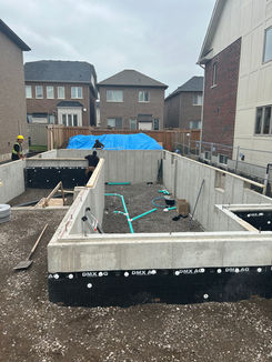 Luxury home construction project in Toronto by 416 Construction.