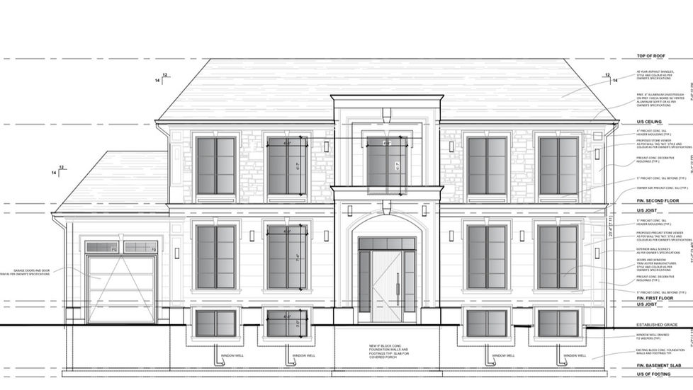 Luxury custom home in Toronto showcasing architectural design and high-end construction, representing architect costs for a Toronto renovation or home addition.