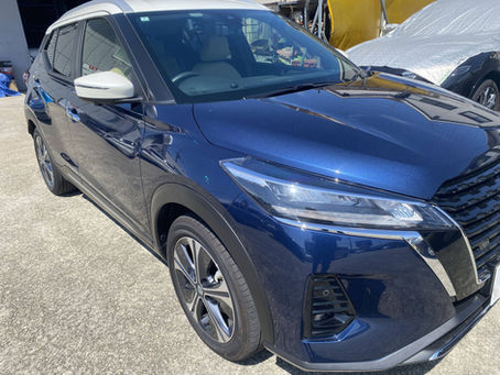 日産キックスパワーバックドア後付け施工車両