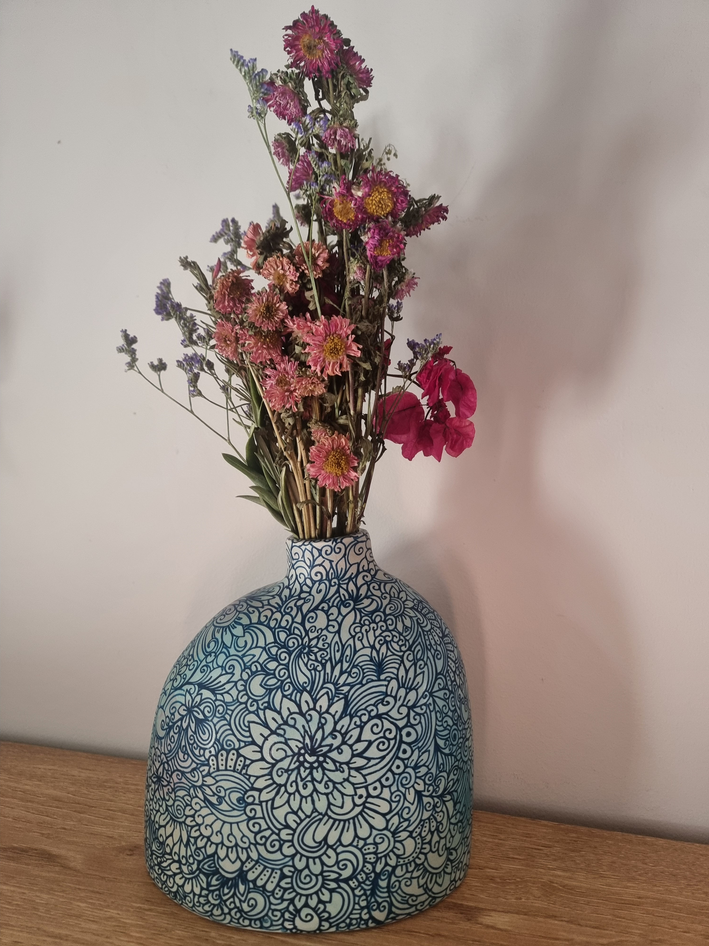 Blue Haven Botanical Vase