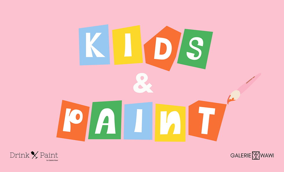 Kids & Paint - du mercredi de 15H à 16H30
