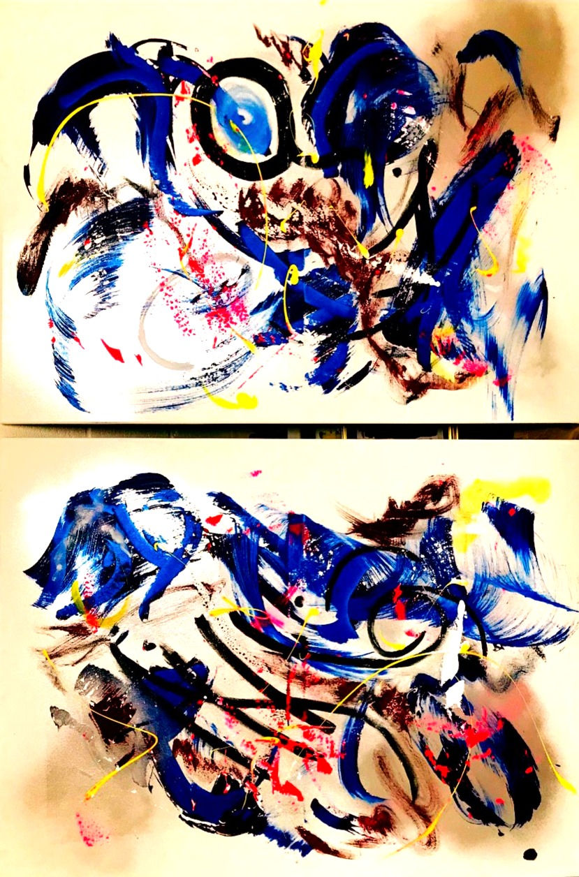 Cataclysmic, Acrylic on canvas